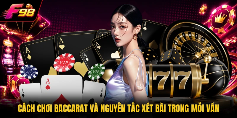 Cách chơi baccarat và nguyên tắc xét bài trong mỗi ván