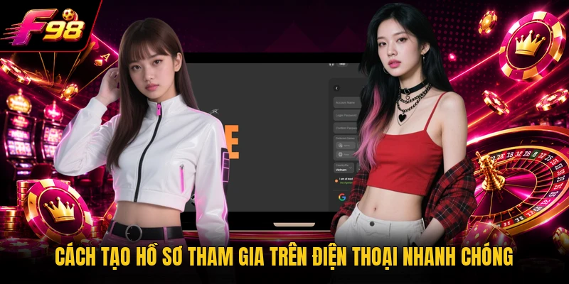 Cách tạo hồ sơ tham gia trên điện thoại nhanh chóng