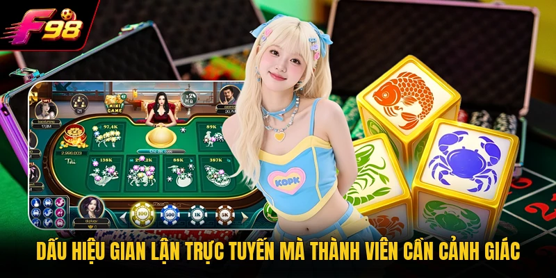 Dấu hiệu gian lận trực tuyến mà thành viên cần cảnh giác